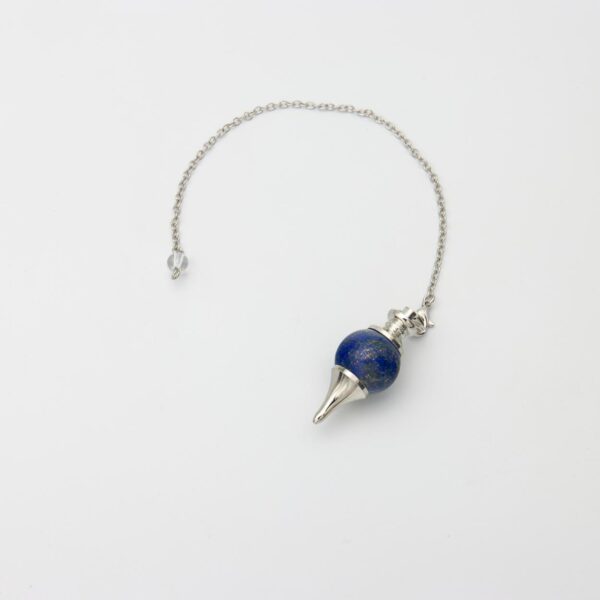 Ball-shaped Lapis Lazuli pendulum